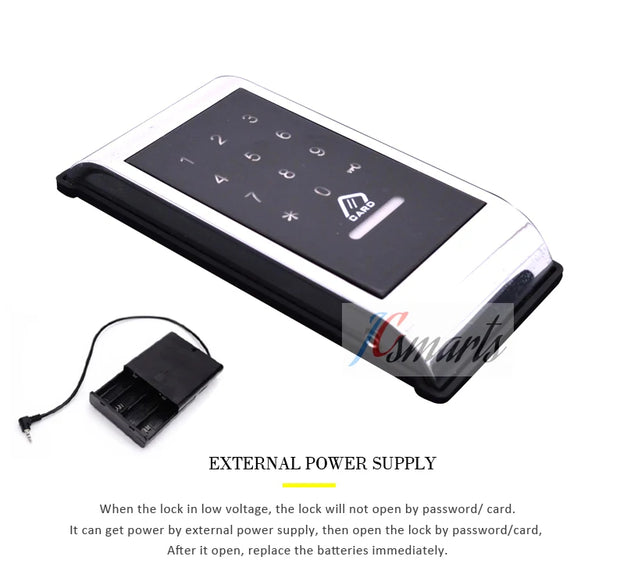 Intelligent Keypad RFID Electronic Cabinet Locker Sauna Lock for Home Gym School Spa Cabinet Door