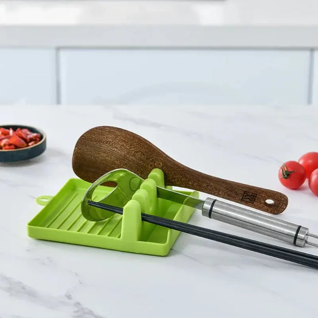 Spatula and Lid Rack Spoon Holder