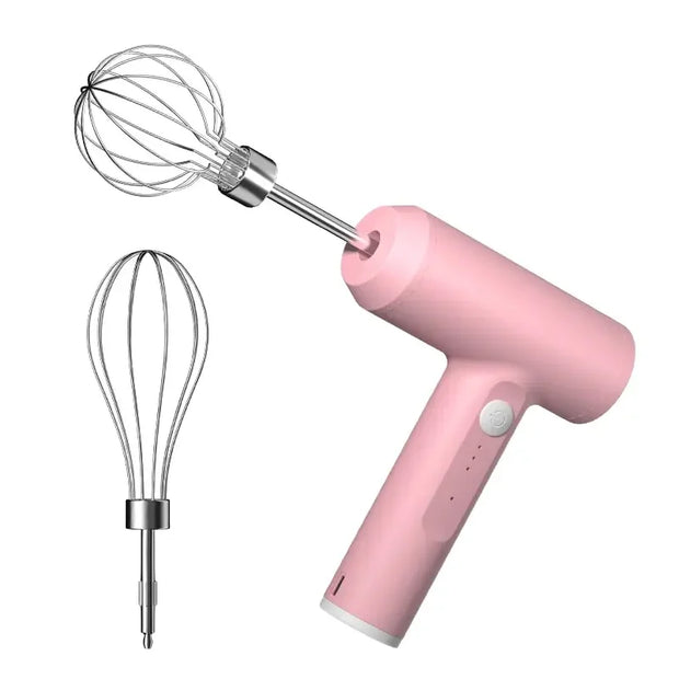 Wireless Electric Hand Mixer with 3 Speeds