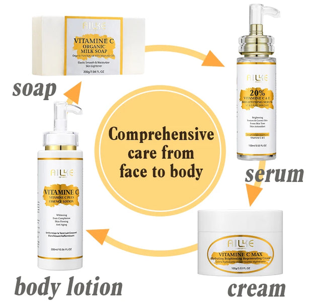 Vitamin C Skin Brightening Skincare Set