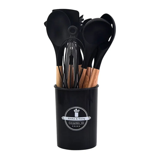 12-Piece Silicone Kitchen Utensil Set