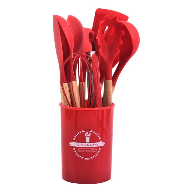 12-Piece Silicone Kitchen Utensil Set