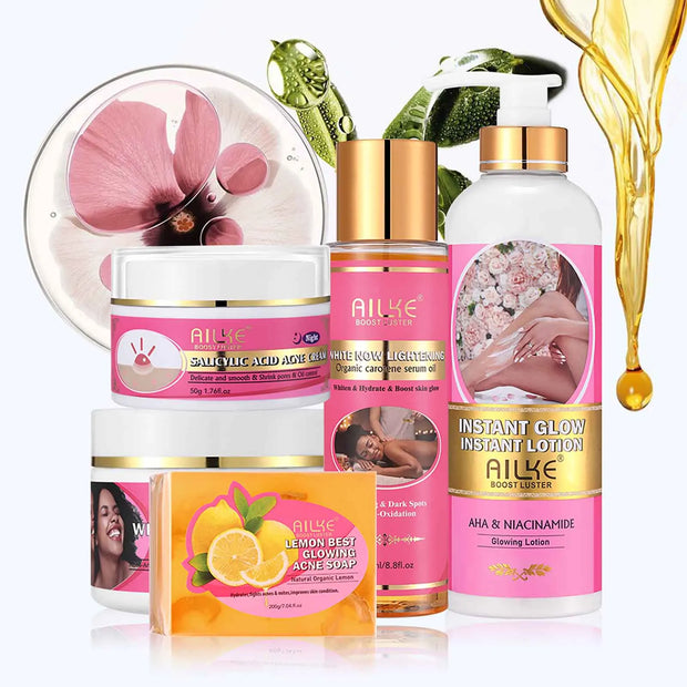 AHA Organic Skin Brightening Care Set