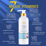 Whitening Body Lotion with Vitamins A–E