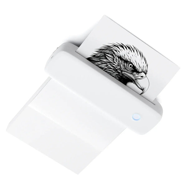 Portable Thermal Transfer Printer Wireless&USB Connect with Mobile Computer 56mm/77mm/107mm/210mm/216mm
