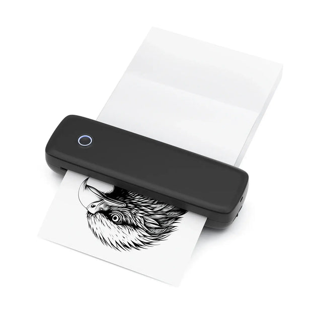 Portable Thermal Transfer Printer Wireless&USB Connect with Mobile Computer 56mm/77mm/107mm/210mm/216mm