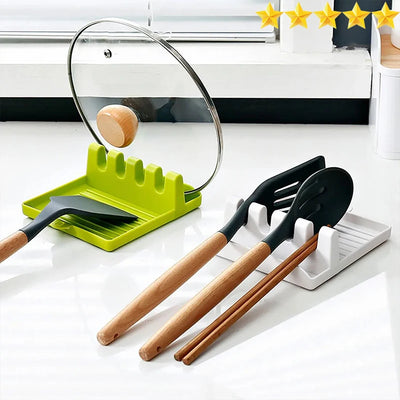 Spatula and Lid Rack Spoon Holder