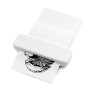 Portable Thermal Transfer Printer Wireless&USB Connect with Mobile Computer 56mm/77mm/107mm/210mm/216mm