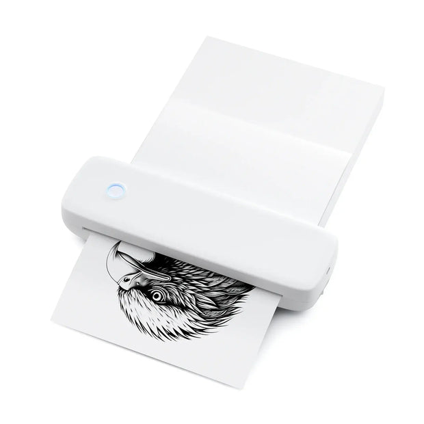 Portable Thermal Transfer Printer Wireless&USB Connect with Mobile Computer 56mm/77mm/107mm/210mm/216mm