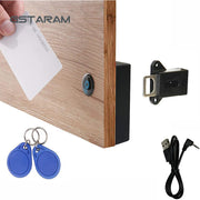 Invisible Magnetic Digital Cabinet Lock Rfid Plastic Safety Smart Drawer Hidden Lock Protect Privacy Drawer Cabinet Lock