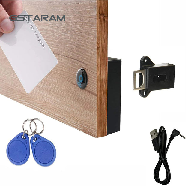 Invisible Magnetic Digital Cabinet Lock Rfid Plastic Safety Smart Drawer Hidden Lock Protect Privacy Drawer Cabinet Lock