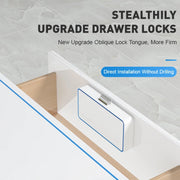 GSTARAM Keyless Invisible Hidden Electric Cabinet Drawer RFID Sensing Lock No Drill Hole Lock Good quality