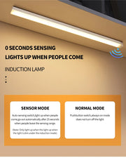 Smart Motion Sensor Night Light Wireless Rechargeable Led Night Lights Kitchen Cabinet Closet Bedroom Night Lamp Room Decoration