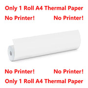 Portable A4 Thermal Printer Document Tattoo Printer Bluetooth Wireless Mini Printer Notes lmage Photo Printing Machine A4 Paper