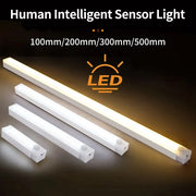Smart Motion Sensor Night Light Wireless Rechargeable Led Night Lights Kitchen Cabinet Closet Bedroom Night Lamp Room Decoration