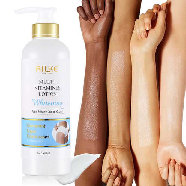 Whitening Body Lotion with Vitamins A–E