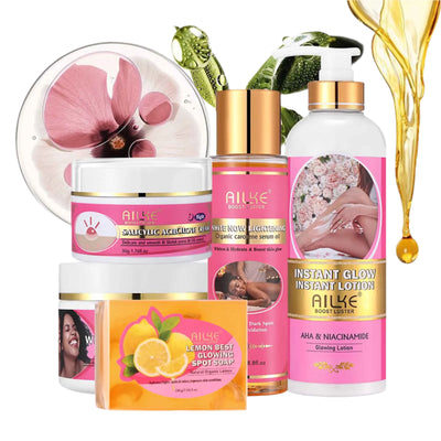 AHA Organic Skin Brightening Care Set