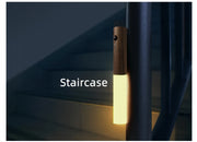 Motion Sensor Smart LED Night Light Rechargeable Magnetic Wall Light Portable Lamp for Cabinet Hallway Bedroom Bath Staircase