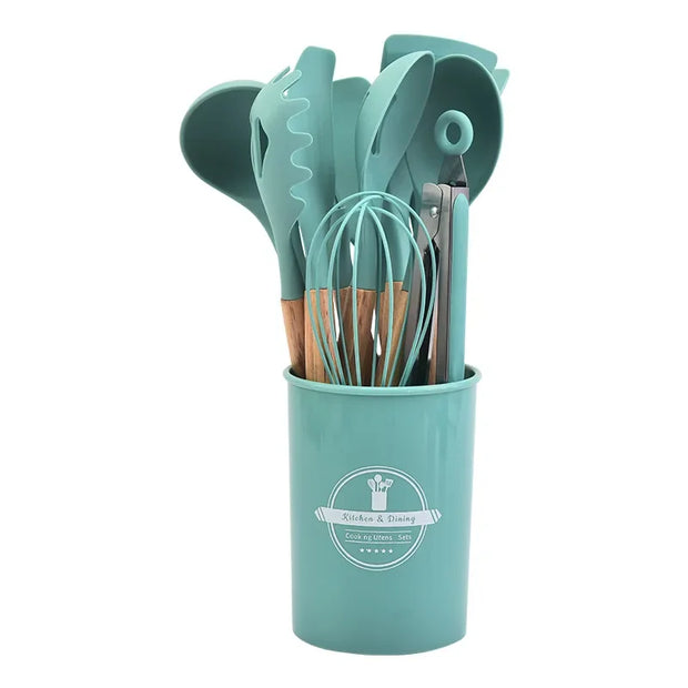 12-Piece Silicone Kitchen Utensil Set