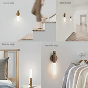 Smart Motion Sensor Night Light - LED Ambient Lighting,Rechargeable Wall/Cabinet Light for Bedroom Nursery Hallway Kitchen Decor