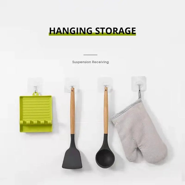 Spatula and Lid Rack Spoon Holder