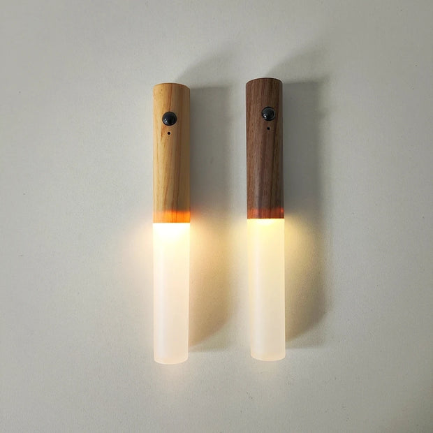 Motion Sensor Smart LED Night Light Rechargeable Magnetic Wall Light Portable Lamp for Cabinet Hallway Bedroom Bath Staircase