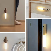 Smart Motion Sensor Night Light - LED Ambient Lighting,Rechargeable Wall/Cabinet Light for Bedroom Nursery Hallway Kitchen Decor