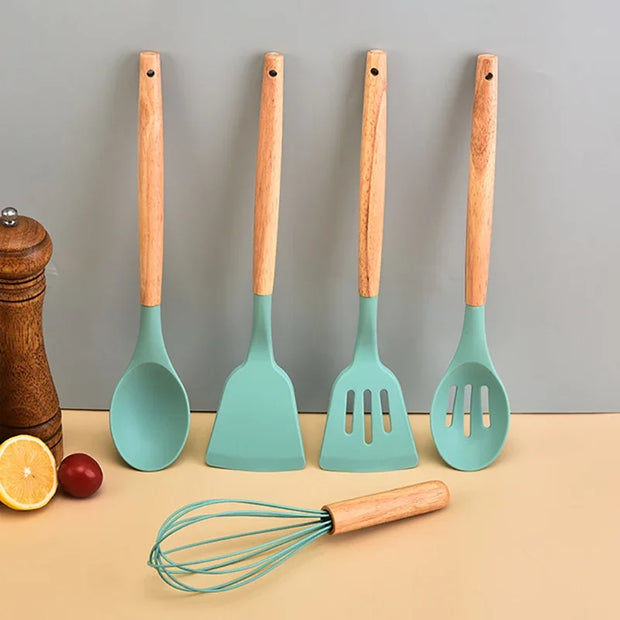 12-Piece Silicone Kitchen Utensil Set