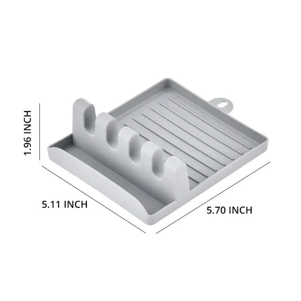 Spatula and Lid Rack Spoon Holder