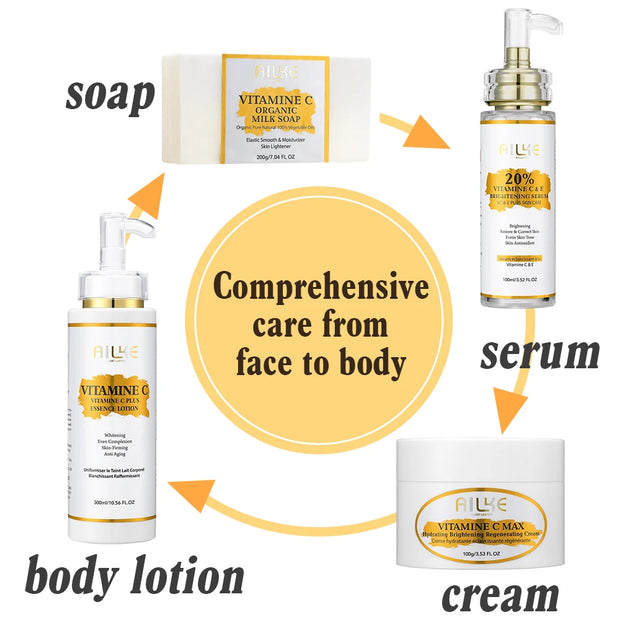 Vitamin C Skin Brightening Skincare Set