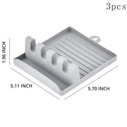 Spatula and Lid Rack Spoon Holder