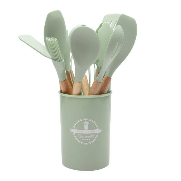 12-Piece Silicone Kitchen Utensil Set