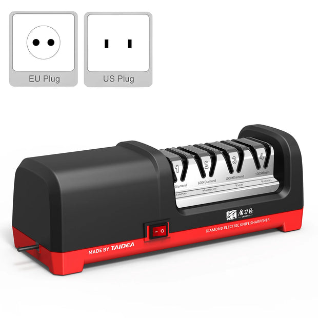 4-Stage Electric Knife Sharpener for Kitchen