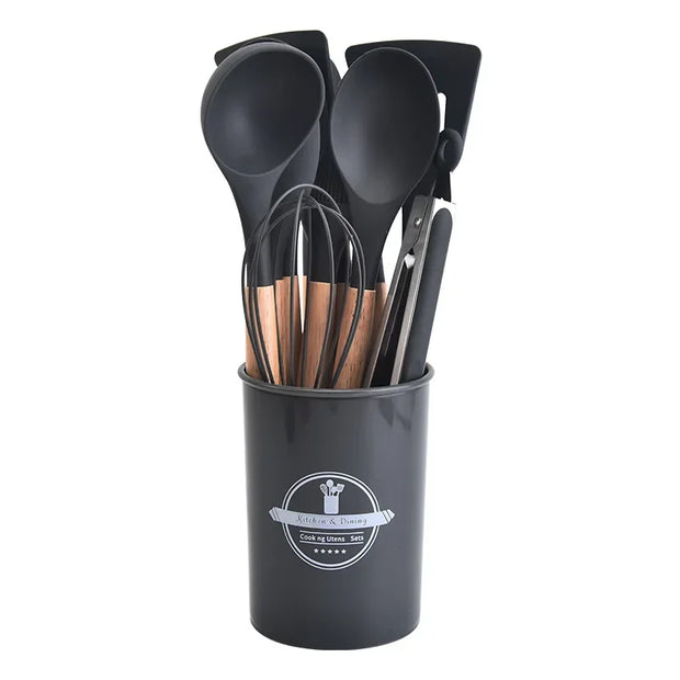 12-Piece Silicone Kitchen Utensil Set
