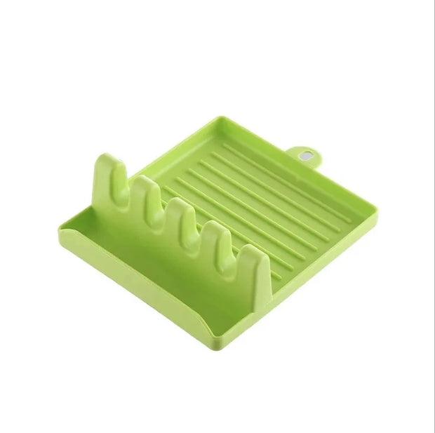 Spatula and Lid Rack Spoon Holder